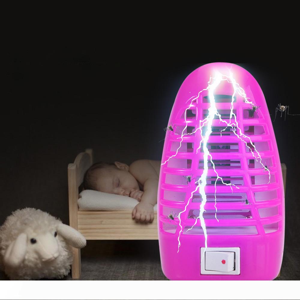 BRELONG LED Mosquito Light with Multi-function Catalyst for Violet Mosquito Elimination in Mini Night Light Colors: Blue, Pink, Green EU