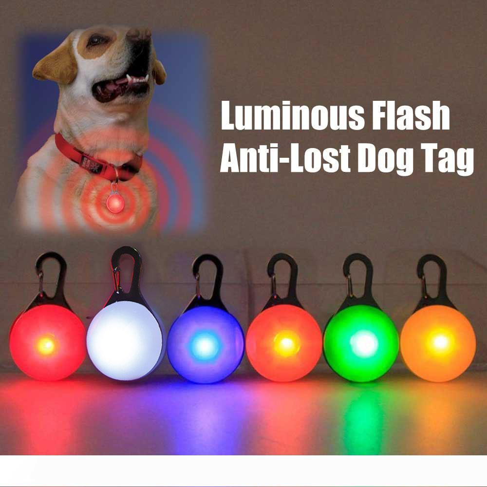 BRELONG LED safety collar for pets with night light and hiking backpack buckle