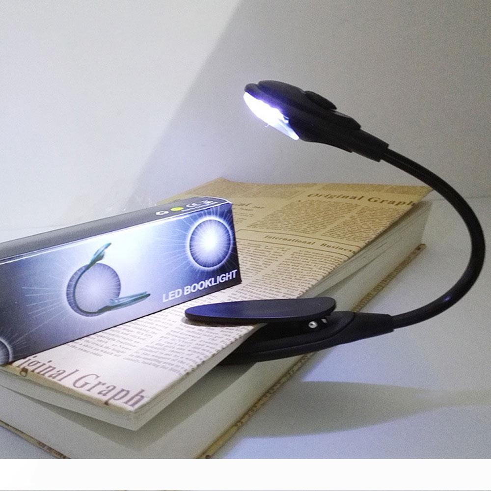 BRELONG portable mini LED book clip light for tablets with eye-friendly white light and no flicker