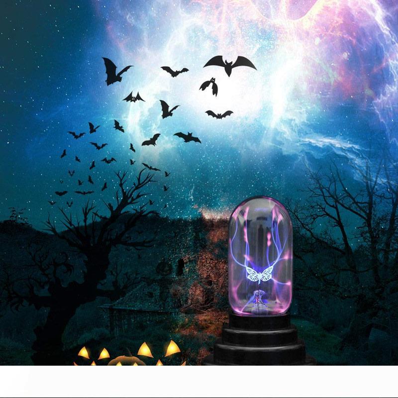 BRELONG USB-powered touch-sensitive butterfly ion ball night light for party decor, 1 piece