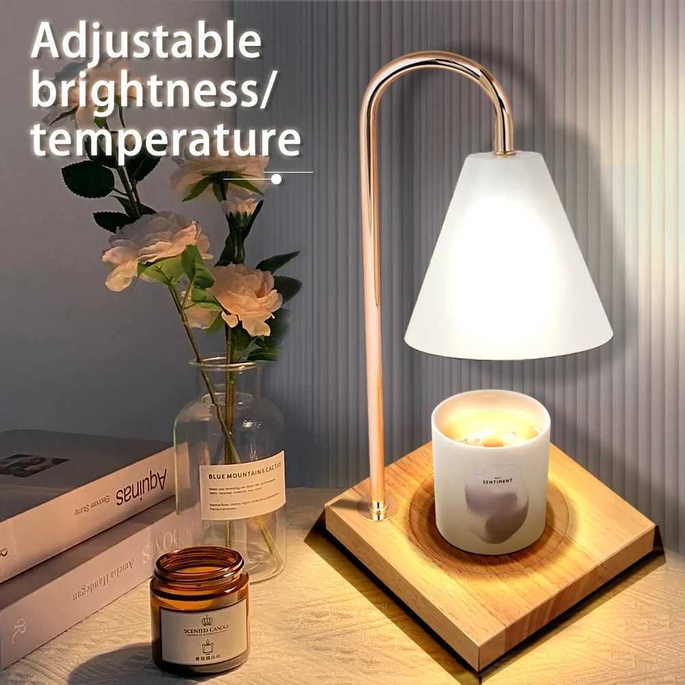 Candle warmer lamp featuring timer, dimming, and wax melting for home, bedroom, or desk decor, also serves as a nightlight and aromatherapy gift