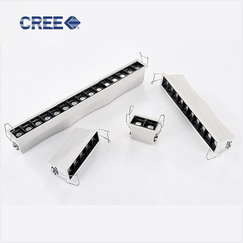 Ceiling Lights Linear Laser Blade LED Downlight COB Dimmable 10W 20W 30W Recessed Down Light Mini Interior Flush Mount Spot
