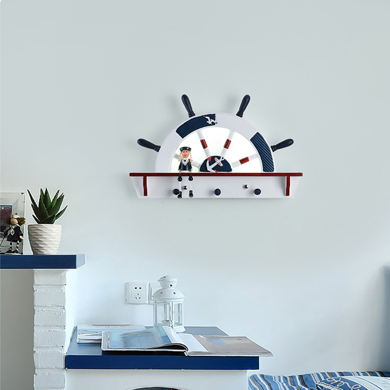Children's Wall Lamp with LED Lighting for Bedroom, Modern Cartoon Design for Living Room or Bathroom Mirror