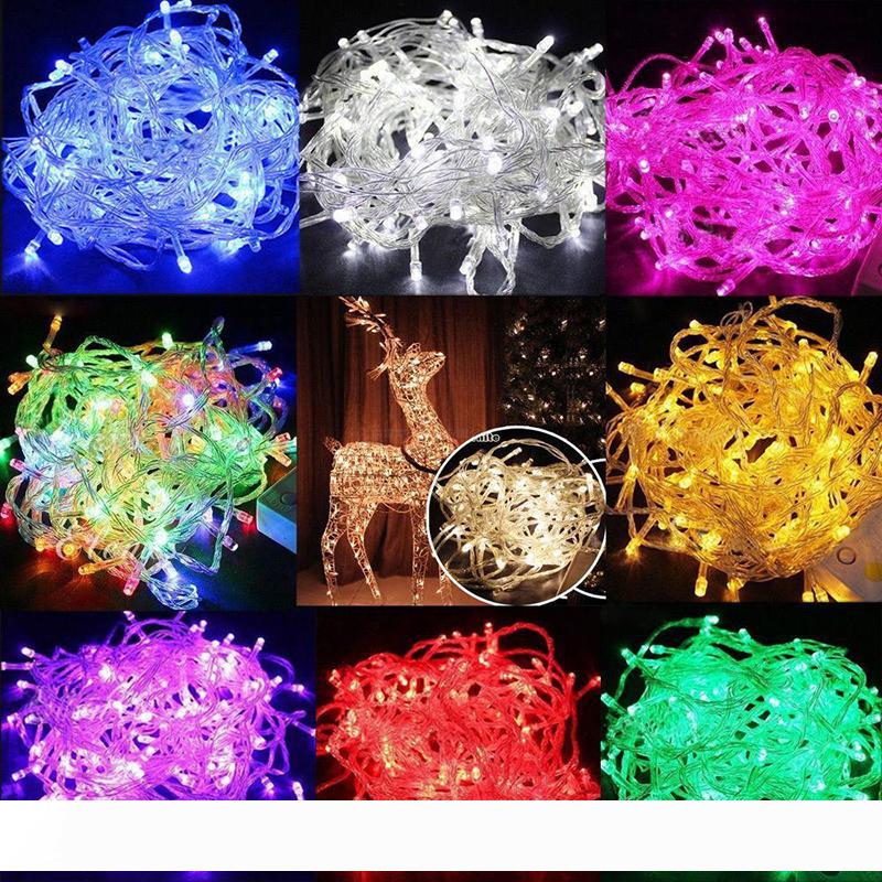 Christmas Lights 20M 30M 50M 100M 800 LED String Fairy Lights Xmas Decor lights Red Blue Green Colorful Party Wedding Twinkle light