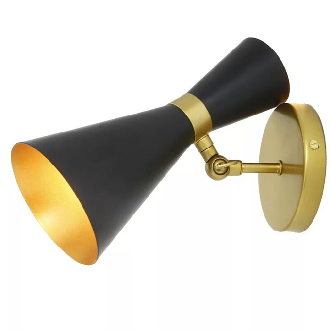 Classic white or black wall lamps for foyers, hotels, and art decor with affordable modern sconce lighting