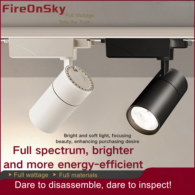 Commercial-grade spotlight fixtures with elegant designs, enhancing retail spaces with quality illumination