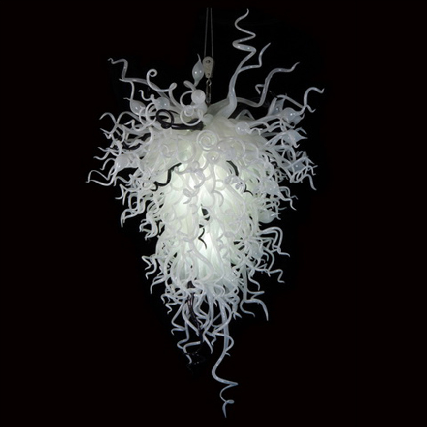 Contemporary black and white crystal chandeliers with Murano glass for elegant indoor lighting decor