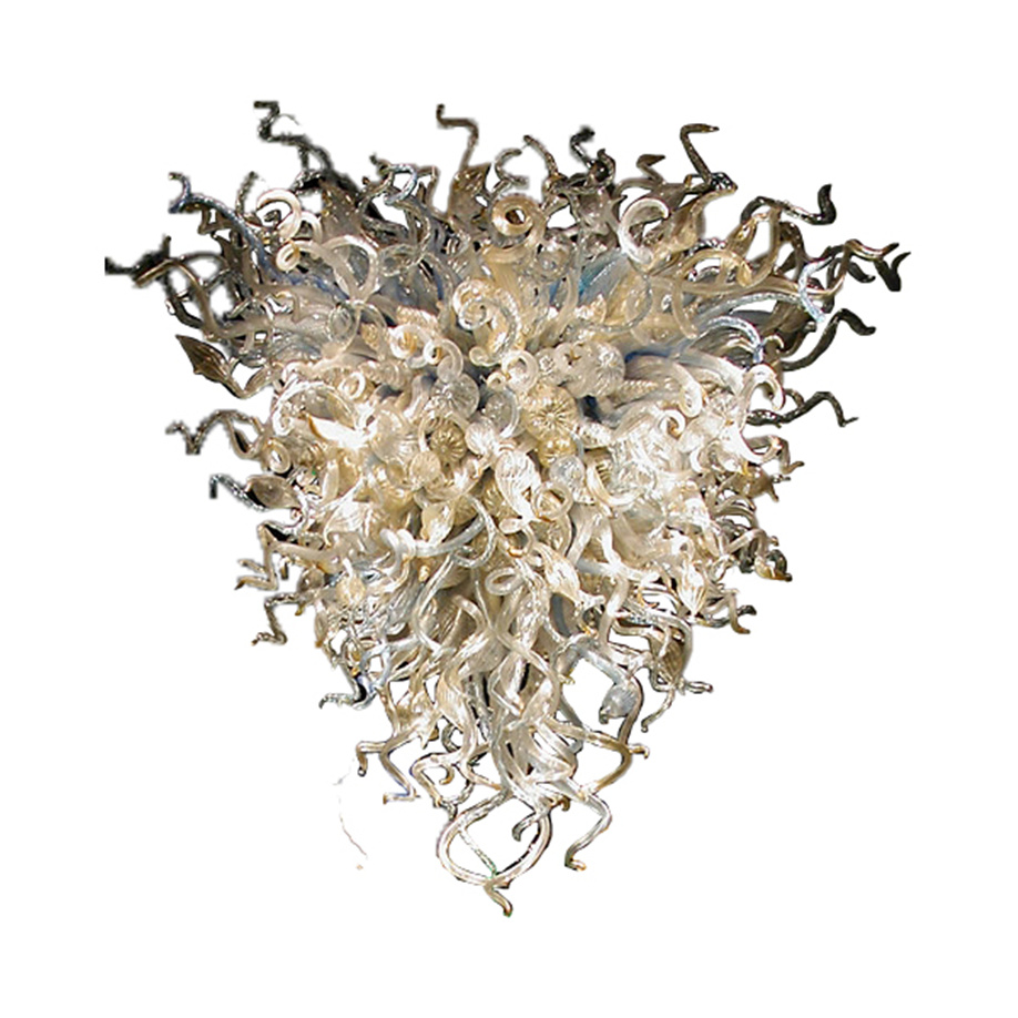 Coral-shaped custom chandeliers with handcrafted glass blown lights for elegant living room and hotel decoration