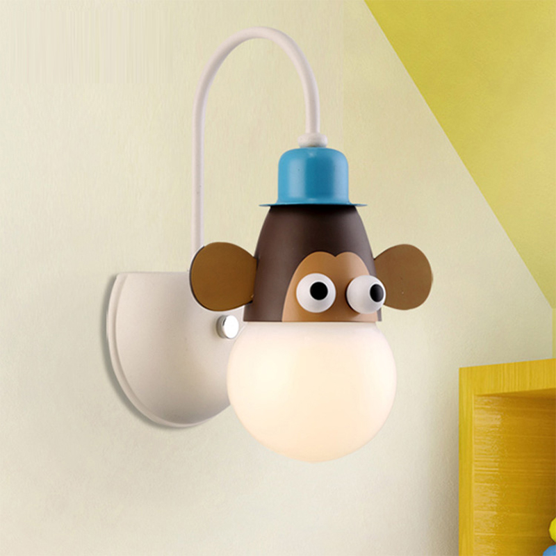 Creative animal-themed LED bedside lamp for kids' room decor, featuring cute cartoon designs for boys and girls