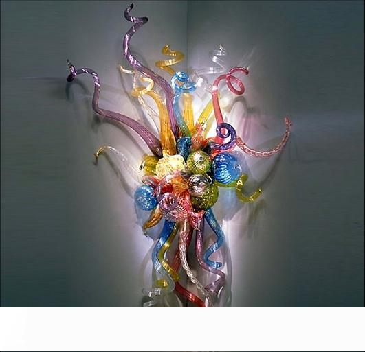 Creative Art Glass Wall Sconce Multicolor Flower Indoor Wall Corner Decor Modern Style LED Blown Glass Wall Lamps

Modern LED blown glass wall sconce featuring multicolor floral designs for stylish indoor corner decor