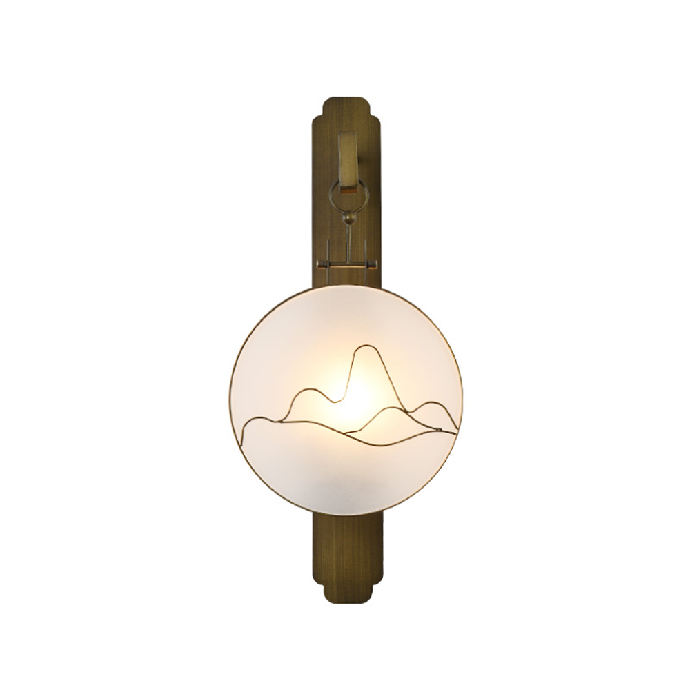 Creative Hotel Restaurant Decorative Antique Wall Sconce Lighting for Corridors, Staircases, and Living Room Backgrounds