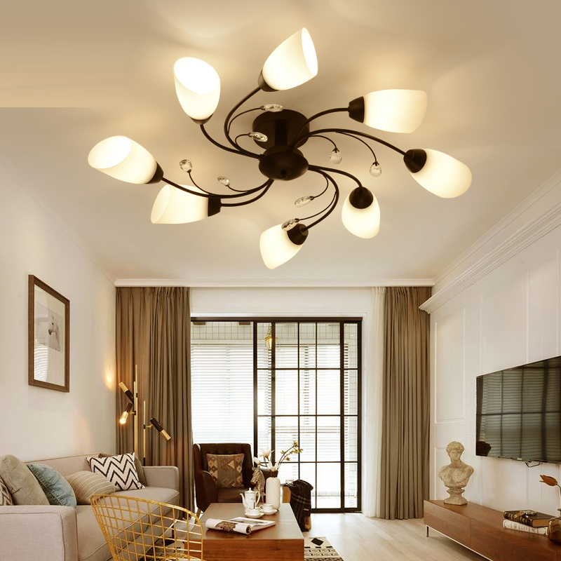 Creative modern LED ceiling lamp for living rooms, bedrooms, restaurants, hotels, bars, and cafes