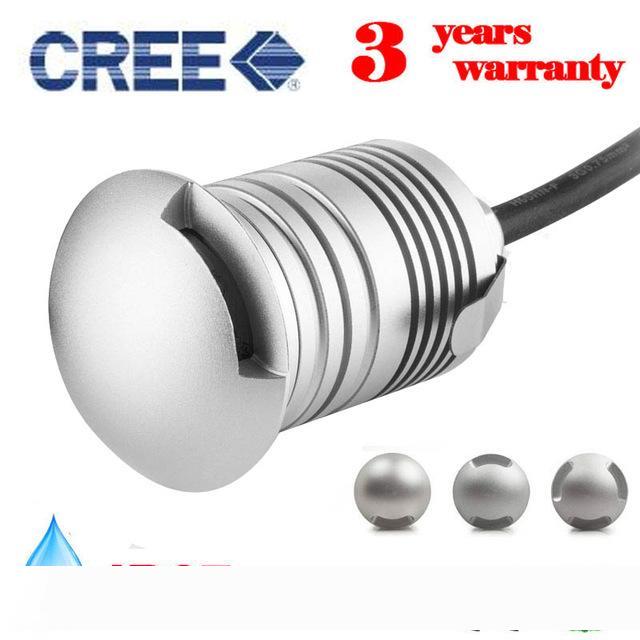 CREE LED IP67 waterproof outdoor lighting for gardens, patios, decks, sidewalks, and walls in 12V/24V options