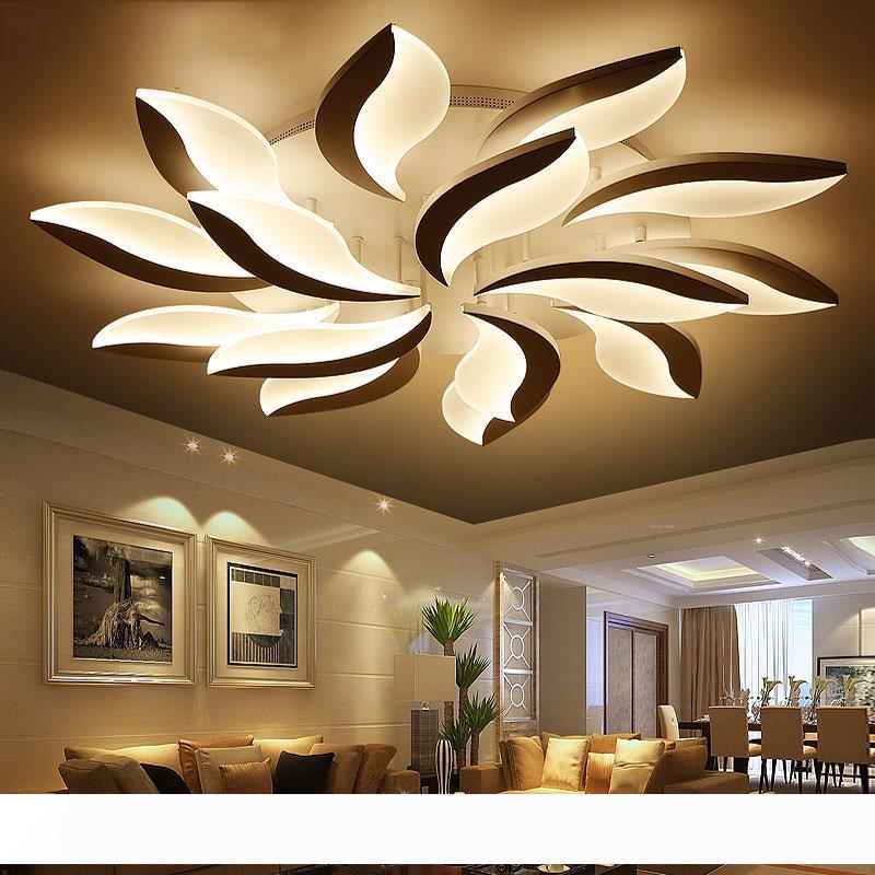 Design contemporary LED acrylic ceiling lights for living rooms, studies, and bedrooms