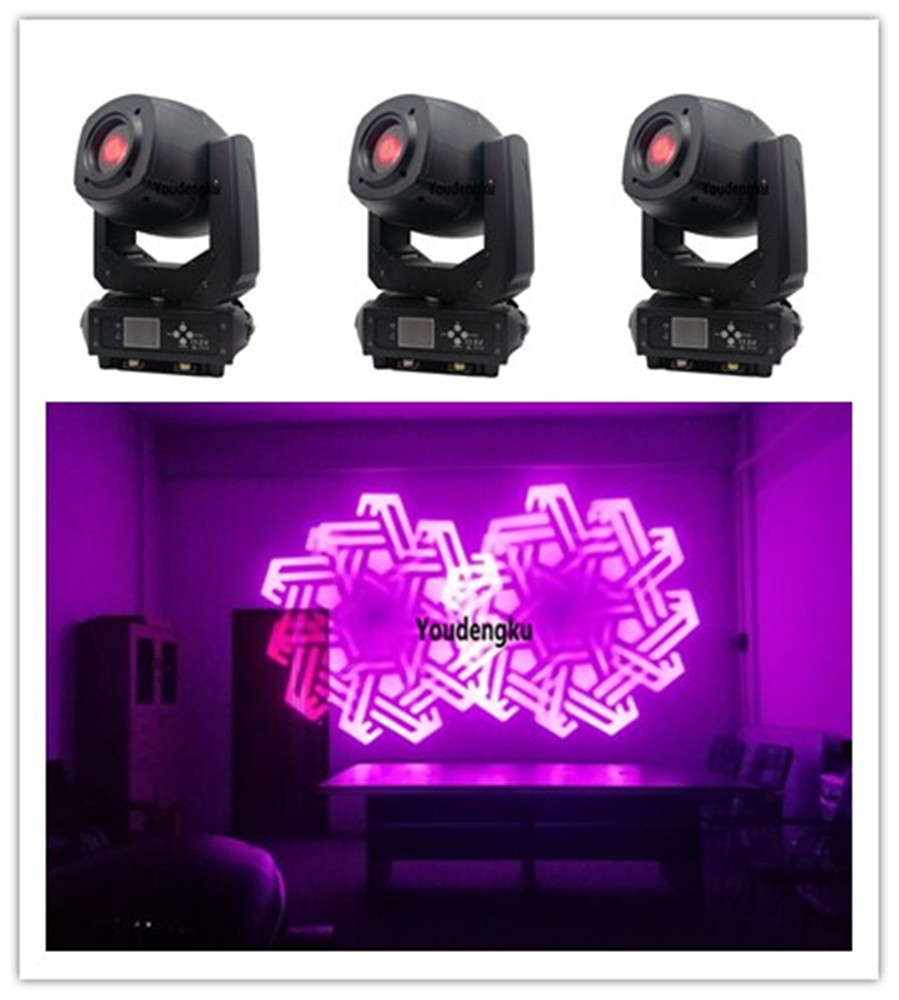 Double prism and dual gobos lyre LED with moving gobos 230W zoom spot moving head disco light