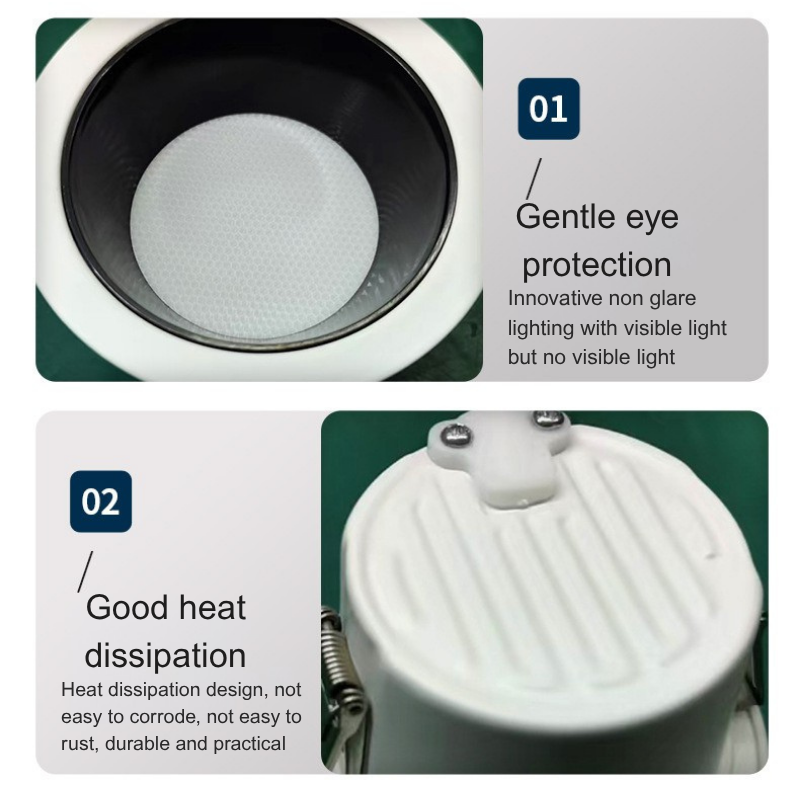 downlight full-spectrum eye-protecting deep cup anti-glare no main light series embedded wine special offer anti-glare polarized light LED S1  

Recessed full-spectrum eye-care deep cup glare-free ...