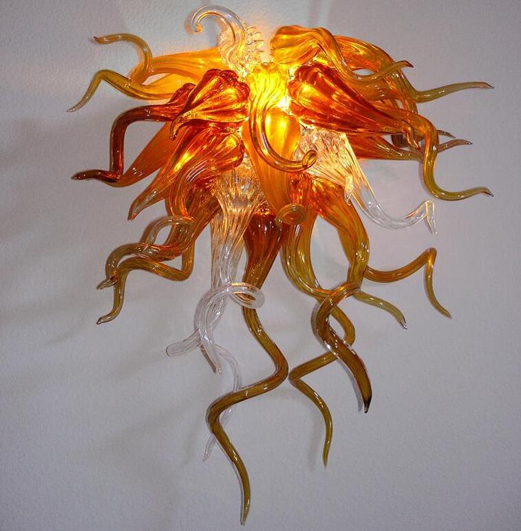 Elegant Italian handcrafted glass wall sconces for home decor