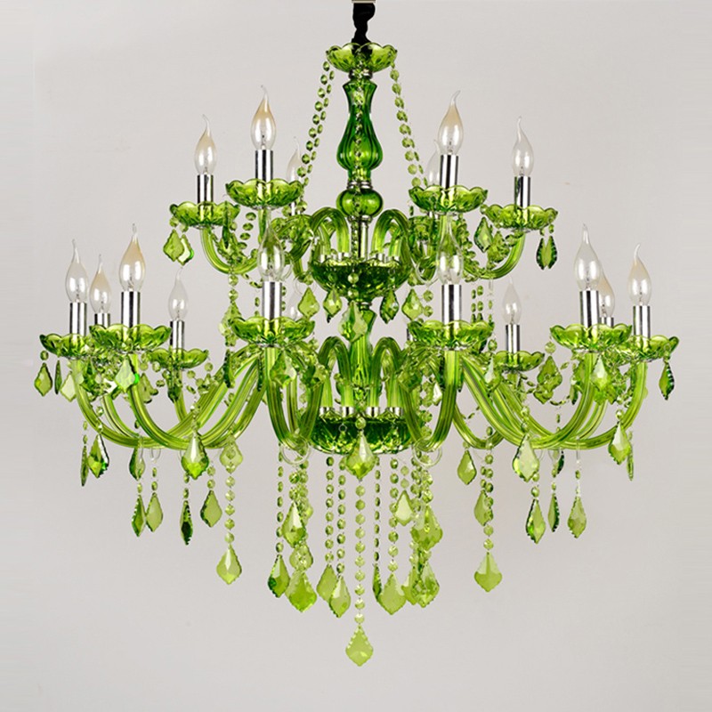 Elegant modern large crystal chandelier for stylish dining rooms and country villas