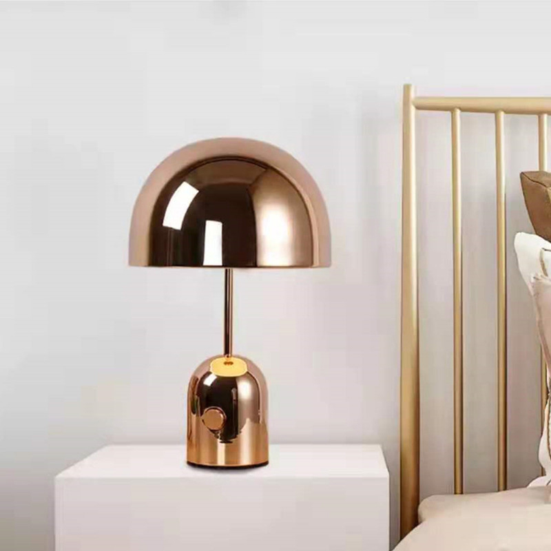 Elegant Nordic-style modern mushroom bedside lamp perfect for bedrooms and hotels