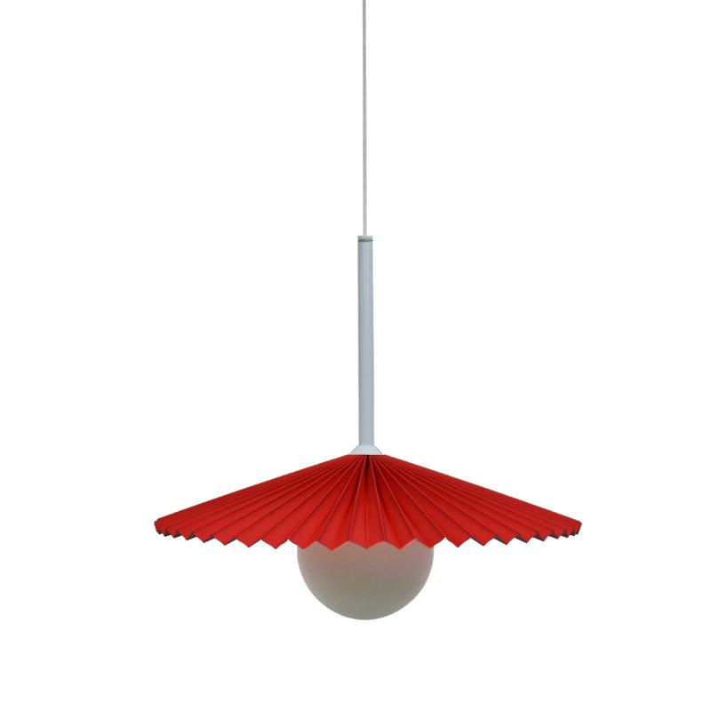 European antique wholesale dark red fabric pleated lampshade for home and restaurant decor