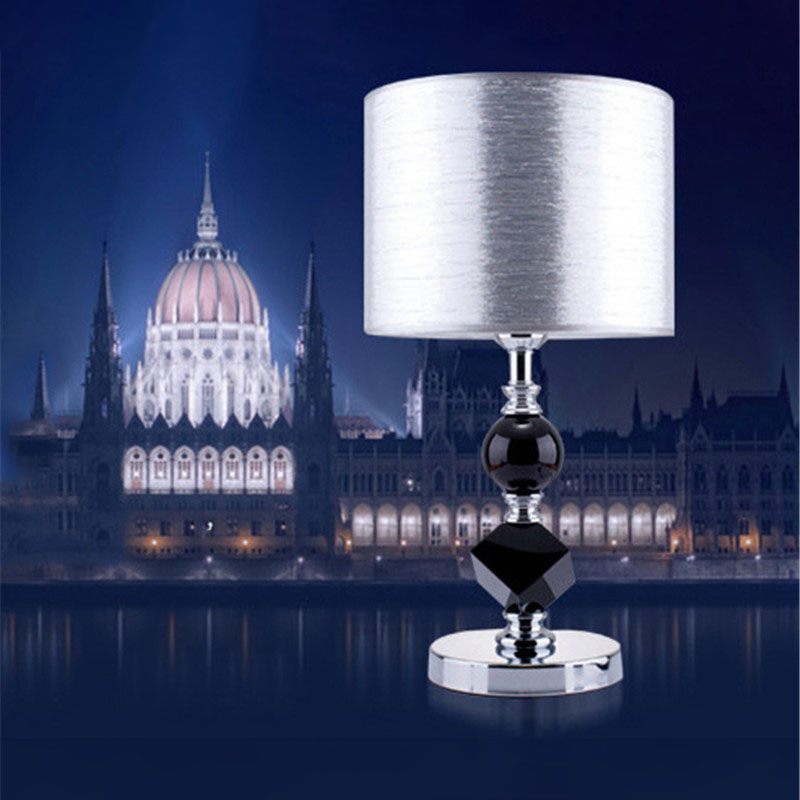 European lamps Hotel living room bedroom bedside light Modern minimalist decorative crystal table lamp LR011