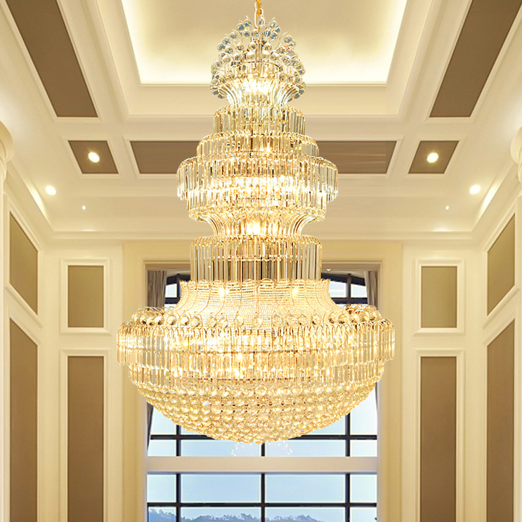 European Luxury Crystal Chandeliers Light Fixture LED Modern Big American Chandelier Hotel Hall Lobby Home Indoor Lighting Dia80cm / 100cm

Elegant European crystal LED chandeliers for modern luxury interiors in hotels, lobbies, and homes, available in 80cm or 100cm diameters