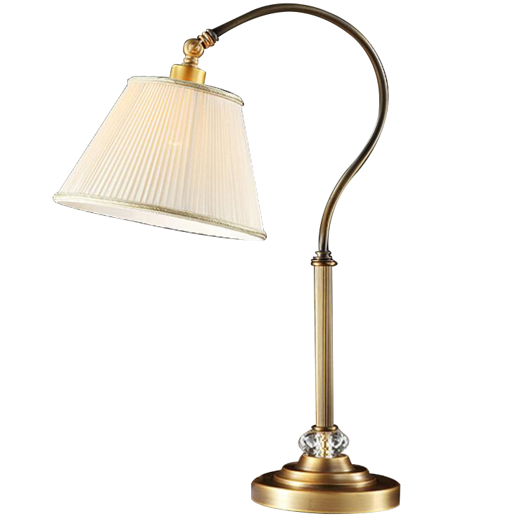 Eye protection dimmable table lamps for office, study, bedroom, or bedside with American creative art iron design LR014
