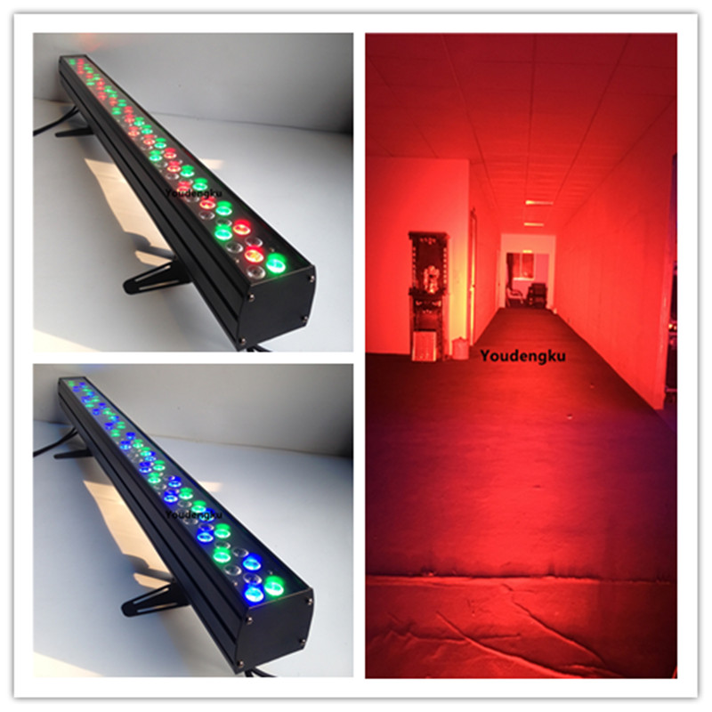 facade led lighting led 72x3w indoor led stage washer bar rgbw dmx wall washer