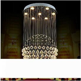 Factory Price!!! Modern LED Ball K9 Crystal Chandeliers Fashionable Design Lamps Luxury Bulb Lights Hanging Wire Hotel Lighting DHL 1PCS

Affordable modern LED K9 crystal ball chandeliers with styl...