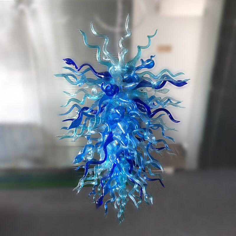 Fancy Blue Murano Glass Pendant Light Artistic Lighting Hand Blown Glass Modern LED Chandeliers Kitchen Decor

Elegant blue Murano glass pendant lamp with artistic lighting, handcrafted blown glass...