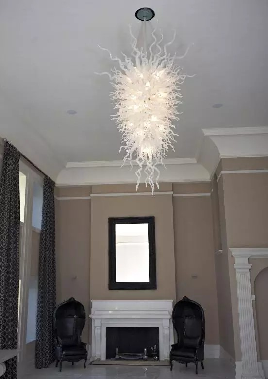 Fashionable New Style Chandeliers with High-Quality Milk White AC 110v-240v LED Bulbs and 100% Handcrafted Glass for Modern Home Decor