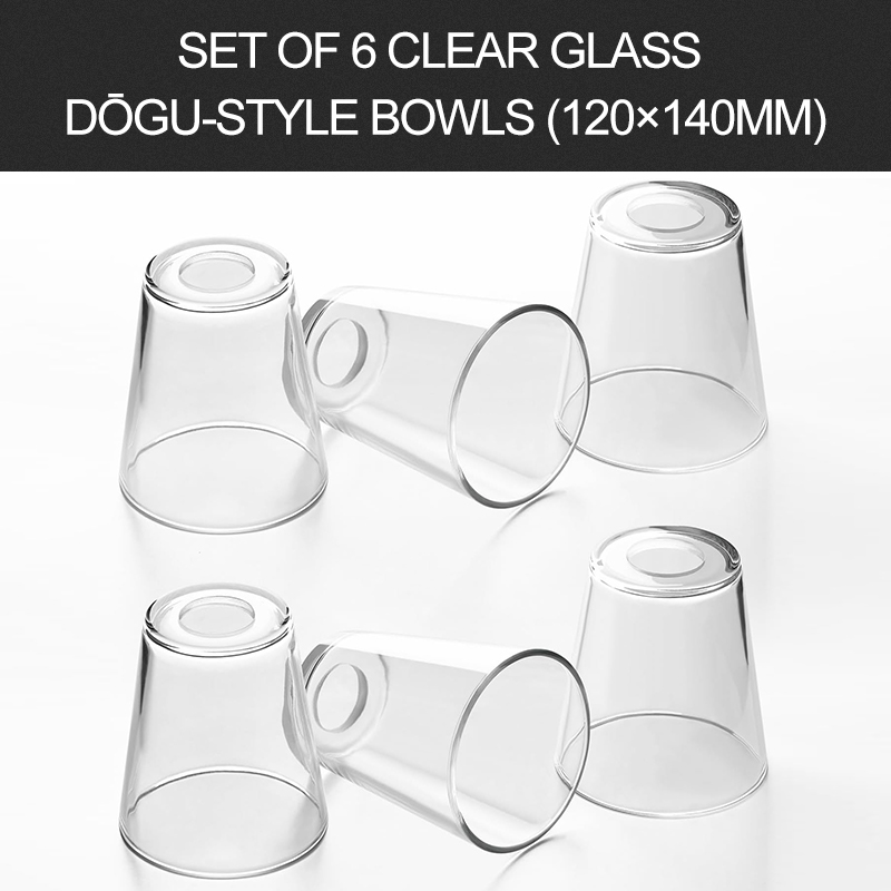 Fixture Replacement Clear Glass Shade, E26 Base with 1-5/8" Fitter, 6-Pack Cone Replacement Shades for Pendant Light, Wall Sconce, Vanity Light