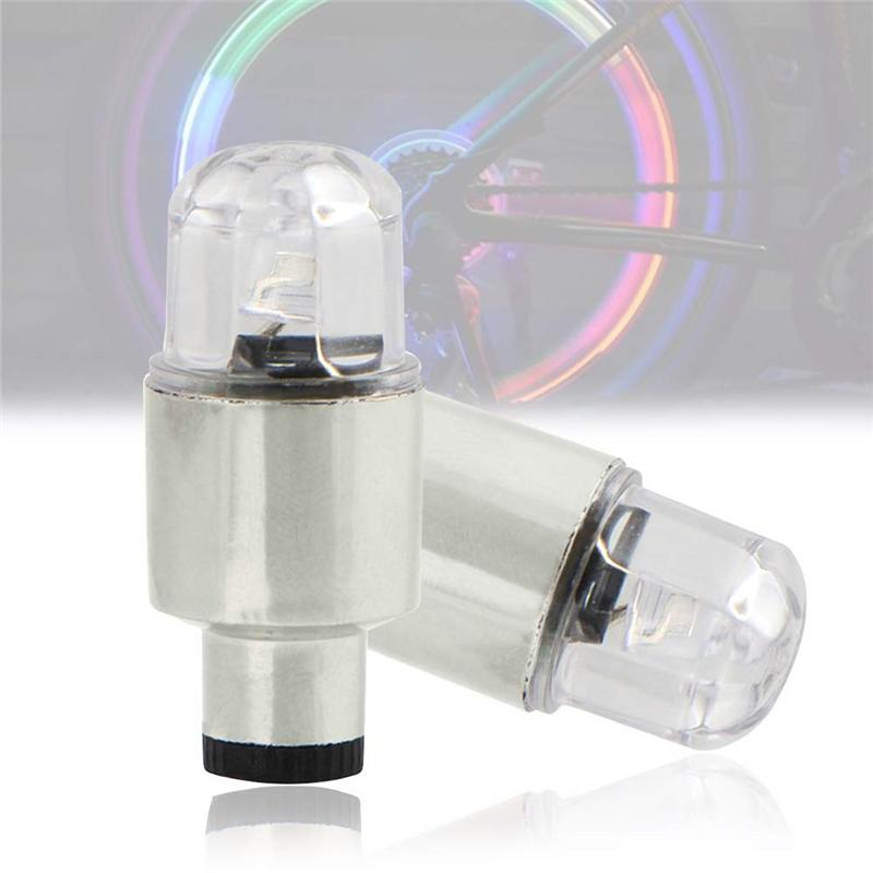 Flash LED Wheel Cap Light for Bike, Motorcycle Tire Valve