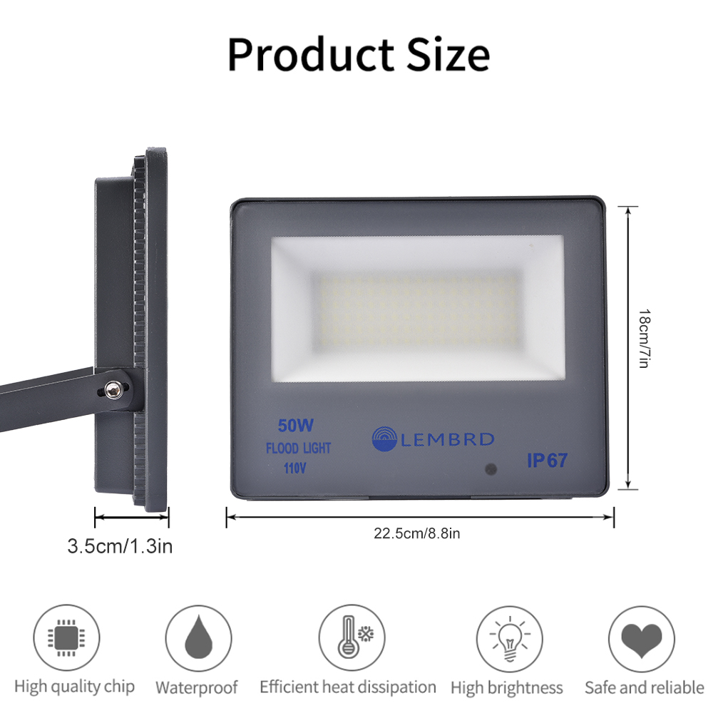 Flood Light Low Power IP67 waterproof Lamp Gardens, Courtyards, Warehouses, Garages, Factory Workshops Led Lighting Fixture