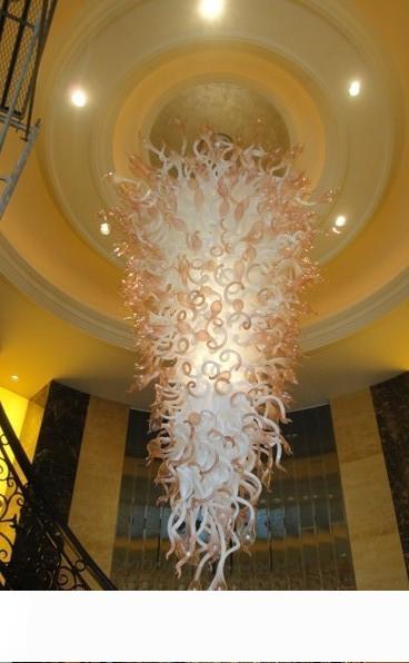 Foyer Chandelier Pendant Lamps Art Decor Style Murano Glass Modern Crystal Chandelier Lighting Living Room Staircase Light