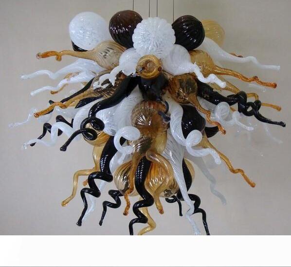 Free Air Freight Big House Deco Blown Glass Lighting 100% Murano Cheap Chinese Chain Hanging Chandelier