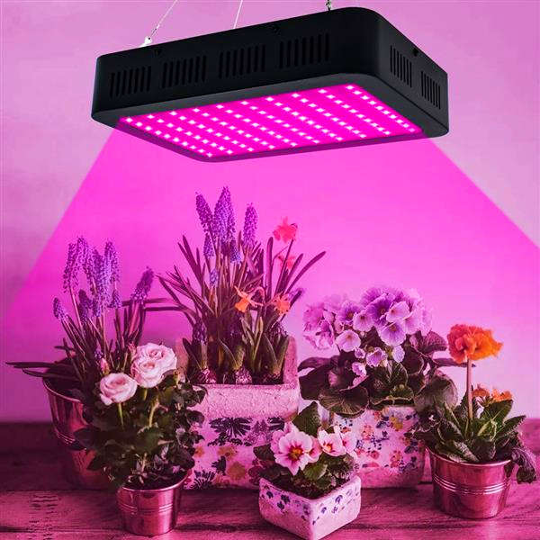 Free shipping 2000W 200x10W full spectrum 3030 LED plant light with individual control and premium black housing