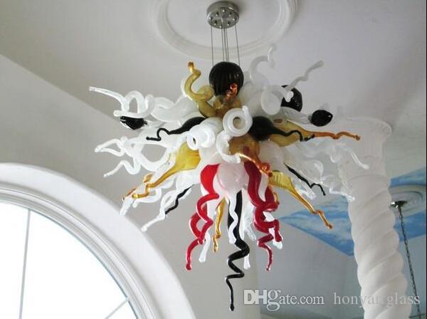 Free Shipping 2019 New Arrival Artistic Ceiling Light Hot Sale Special Colorful Small Crystal Pendant Lamp