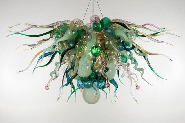 Free Shipping AC LED Bulbs 110V/240V Elegant Ceiling Light Home Lighting Handmade Art Crystal Chandelier