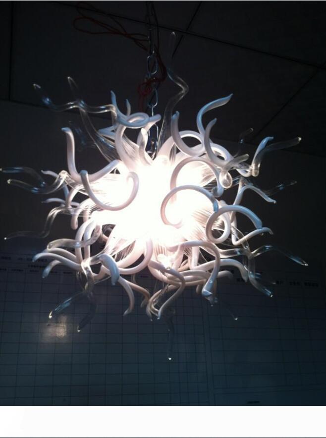 Free Shipping for AC LED Bulbs 110V-240V, Elegant Blown Glass Lighting with LED Crystal Chandeliers for Living Rooms