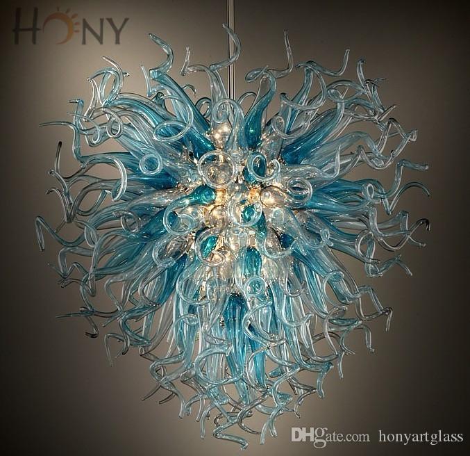Free Shipping for AC LED Bulbs 110V/240V with European-Style Blown Glass Pendant Hanging Lamps