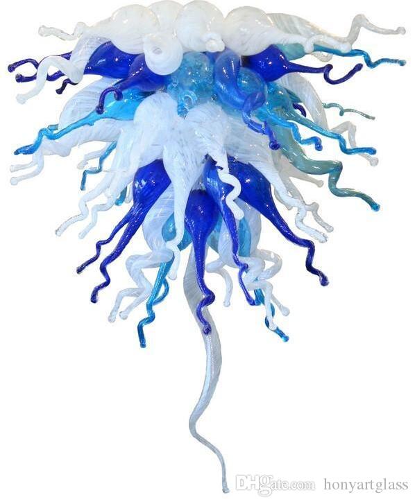Free shipping on new elegant ceiling lamps featuring 100% Murano glass chain hanging chandeliers with LED bulbs