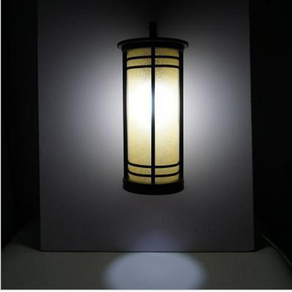 Free shipping vintage outdoor Wall Lamp abajur chinese style glass Waterproof Garden Lights Kitchen Cabinet Outdoor Lighting