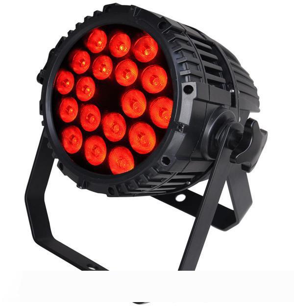 Free shipping with 2-year warranty, 18X15W silent IP65 waterproof RGBAW 5in1 LED par light for outdoor use
