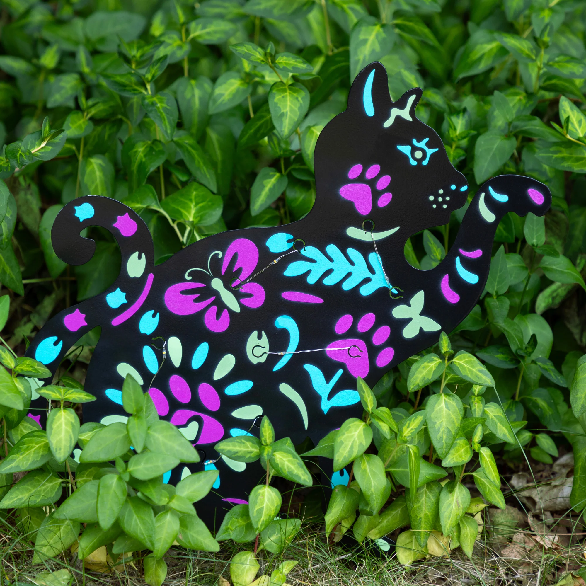 Garden Paws Solar Garden Stake - Cat
