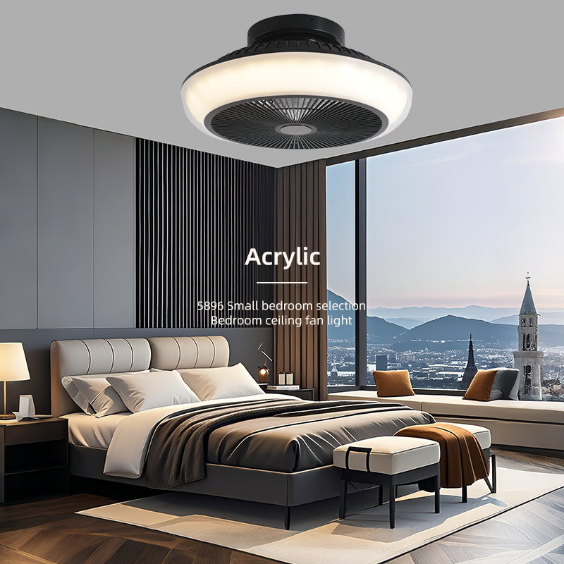 Gentle breeze ceiling fan light for peaceful bedroom ambiance