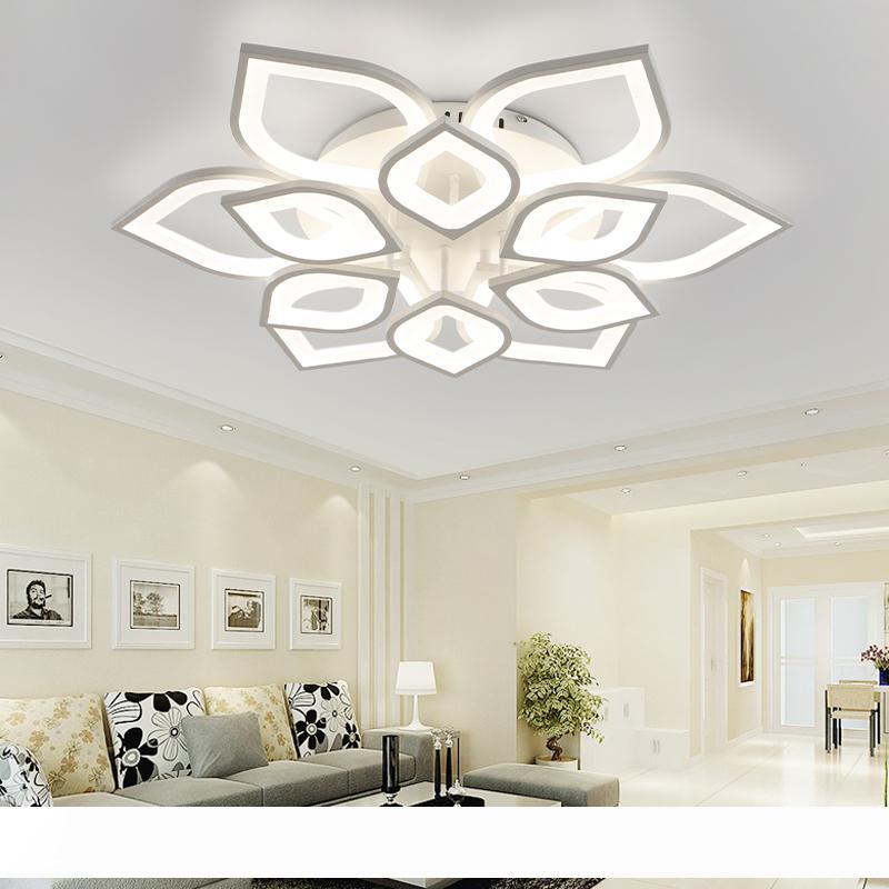 Gleam New Acrylic Modern LED Ceiling Chandelier Lights for Living Room Bedroom Home Decoration Modern LED Ceiling Fixture