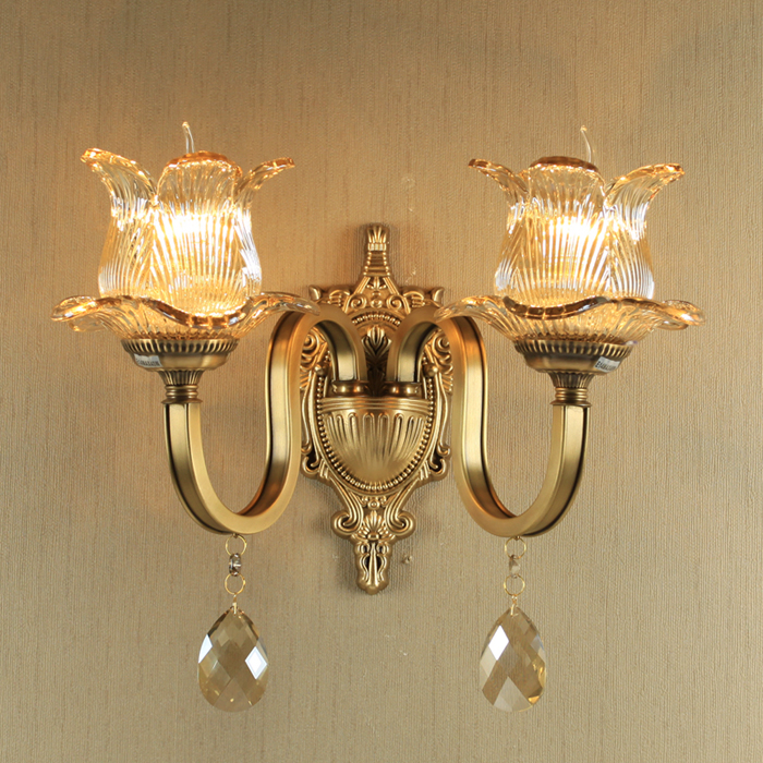 Gold Bronze European Crystal Lamp Retro double bedroom bedside wall lamps hotel hall culb cafe wall light corridor stairs lighting

Vintage gold and bronze European crystal bedside lamps for bedrooms, hotels, halls, clubs, cafes, corridors, and stair lighting