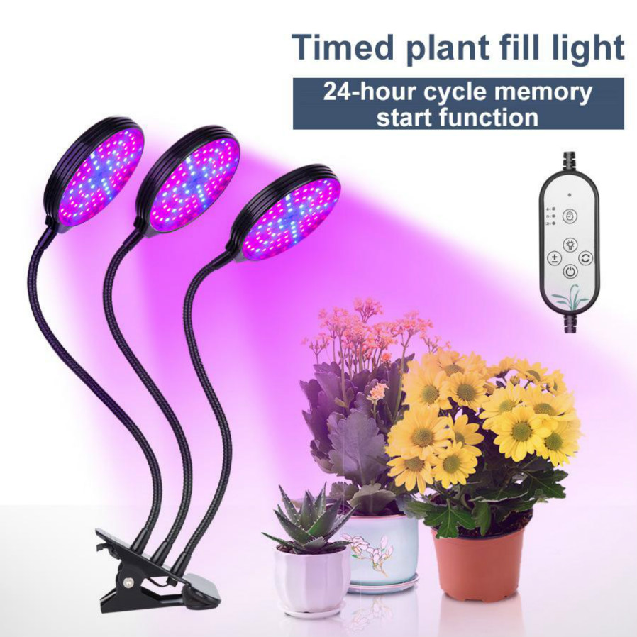 Grow lights with 5 modes, full spectrum LED plant lights in sets of 2 or 5, featuring 360-degree rotation for optimal plant growth