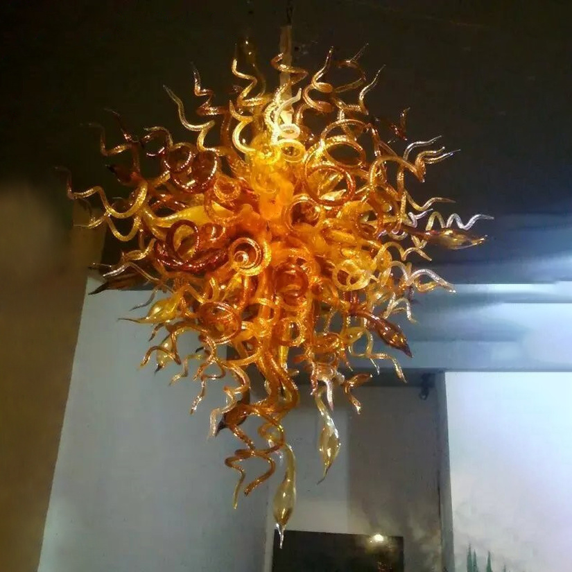 Handcrafted crystal chandelier pendants for dining rooms, custom-made glass lighting fixtures